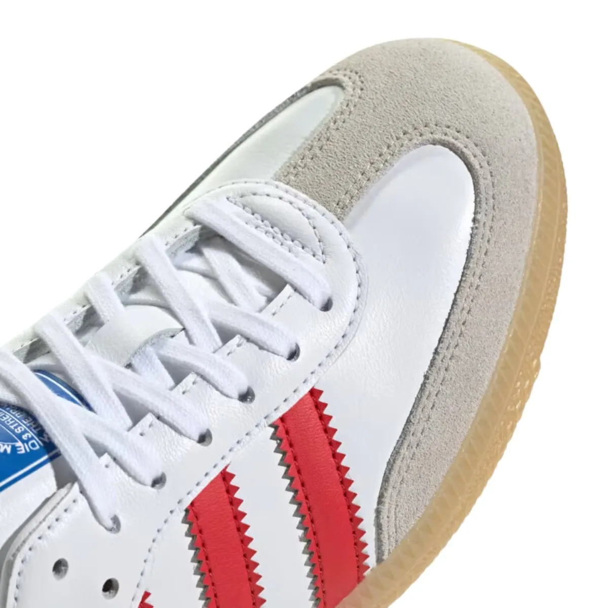 Adidas Kid's (Grade School) Samba OG Cloud White/Collegiate Red/Gum