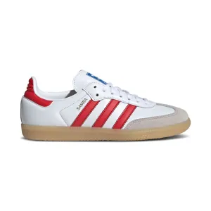 Adidas Kid's (Grade School) Samba OG Cloud White/Collegiate Red/Gum