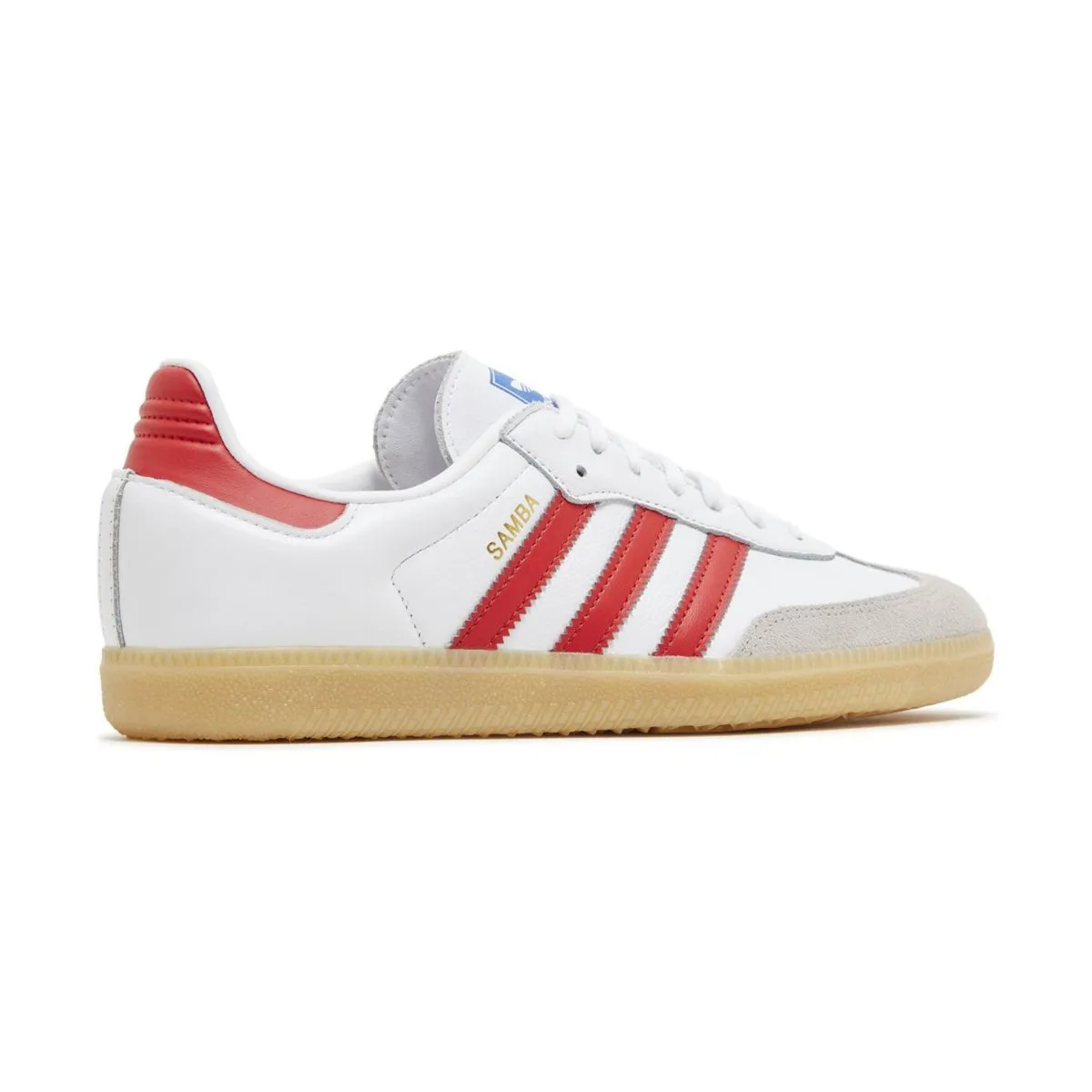 Adidas Kid's (Grade School) Samba OG Cloud White/Collegiate Red/Gum