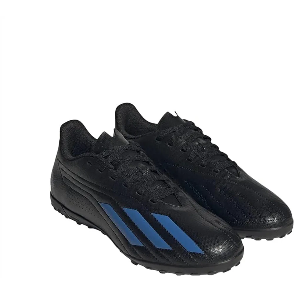 Adidas Men's Deportivo II Turf Football Shoe (Core Black/Royal Blue/Royal Blue)