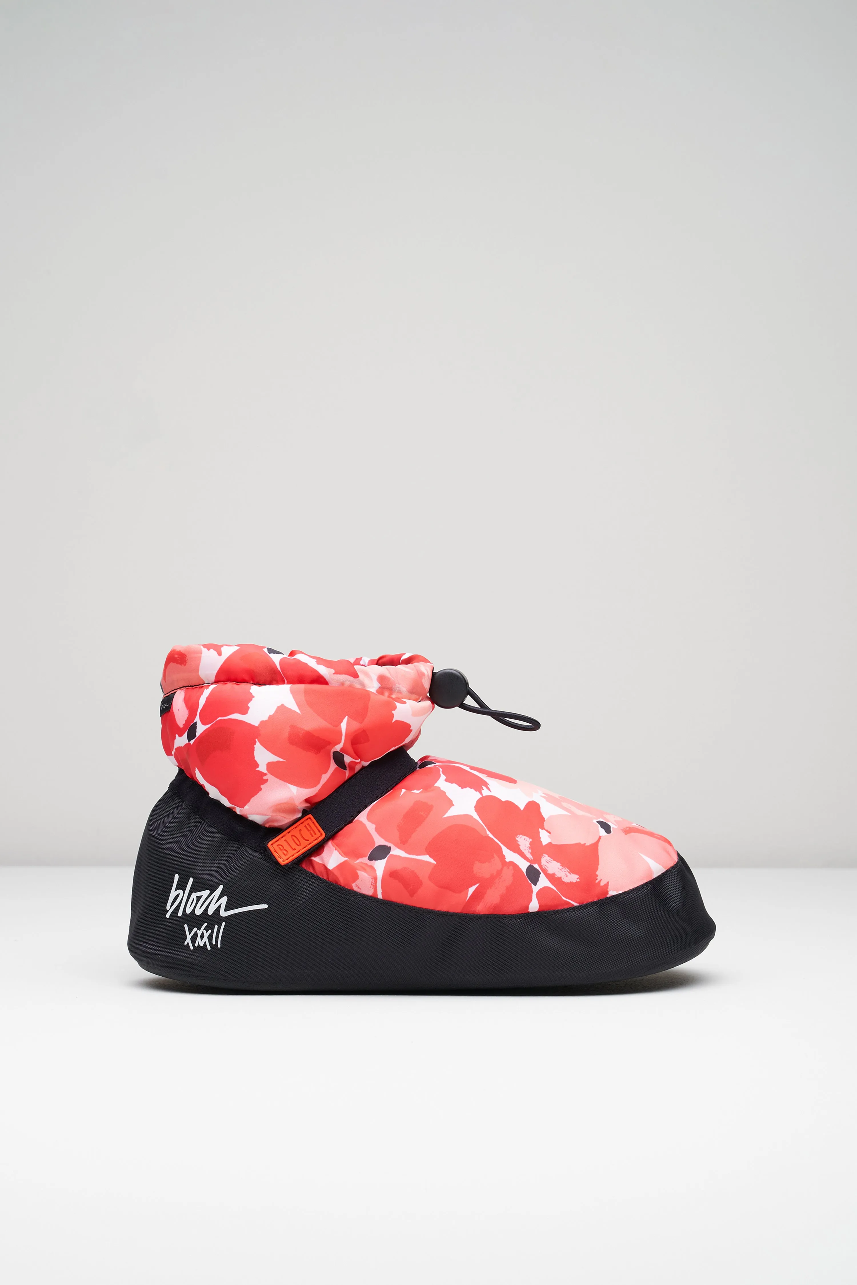 Adult Hibiscus Print Ankle Warm Up Booties