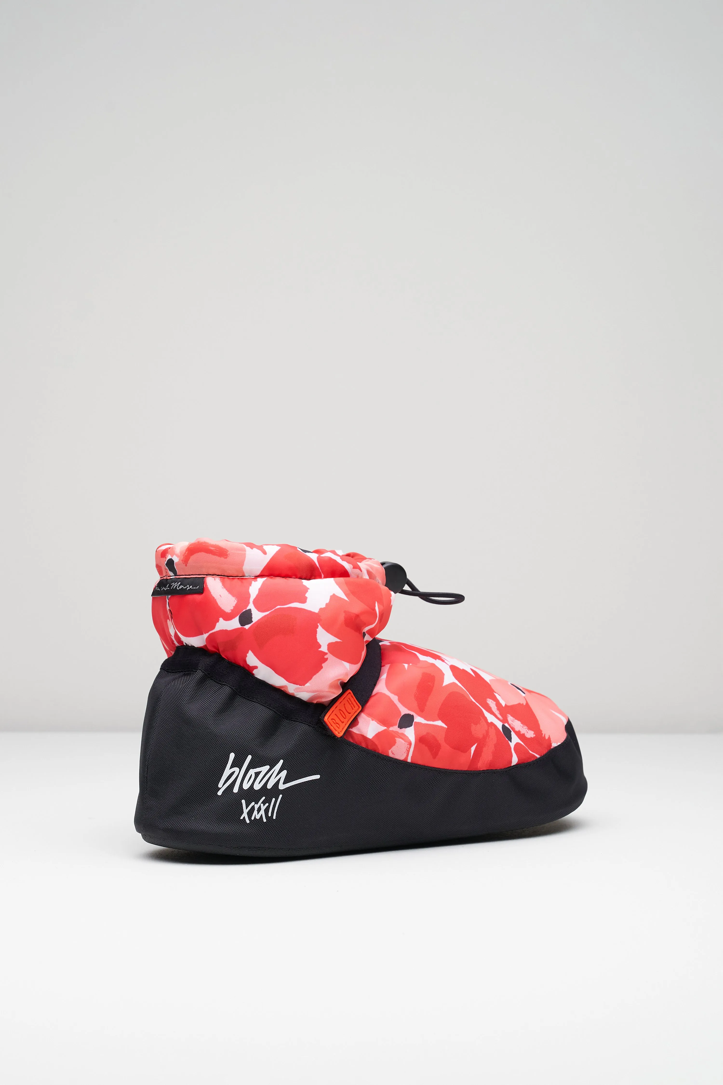 Adult Hibiscus Print Ankle Warm Up Booties