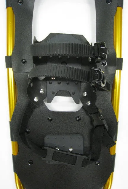 Adventure 40" Snowshoes Package  -( Good for 250-350 lbs & Large Boots) with Gold Poles & Carry-Bag