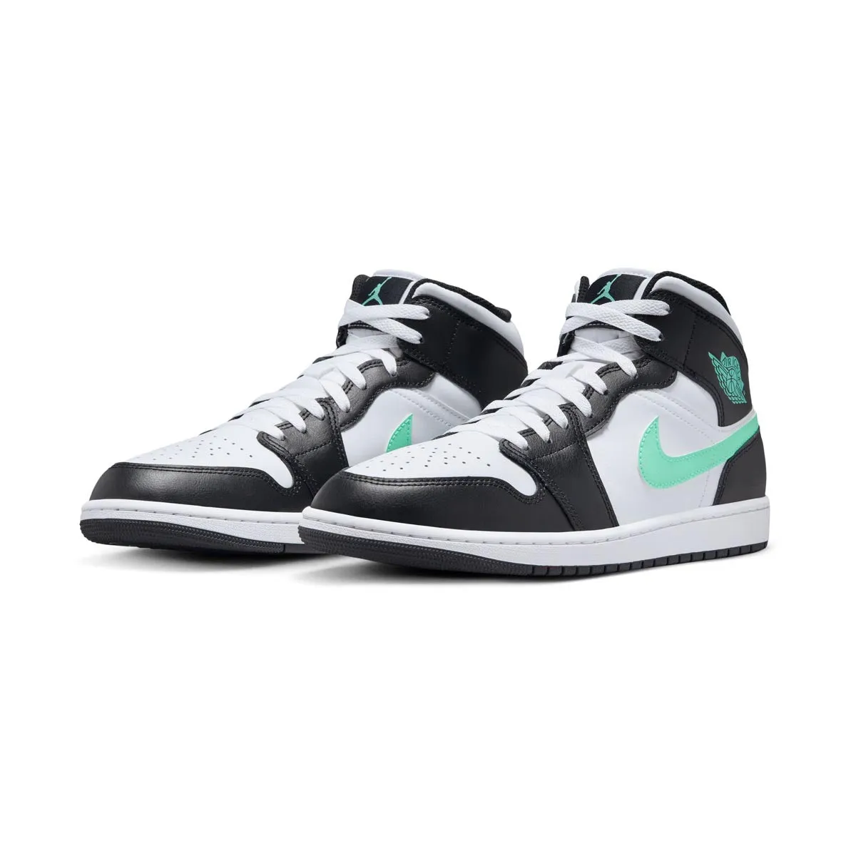 Air Jordan 1 Mid 'Green Glow' Men's Shoes