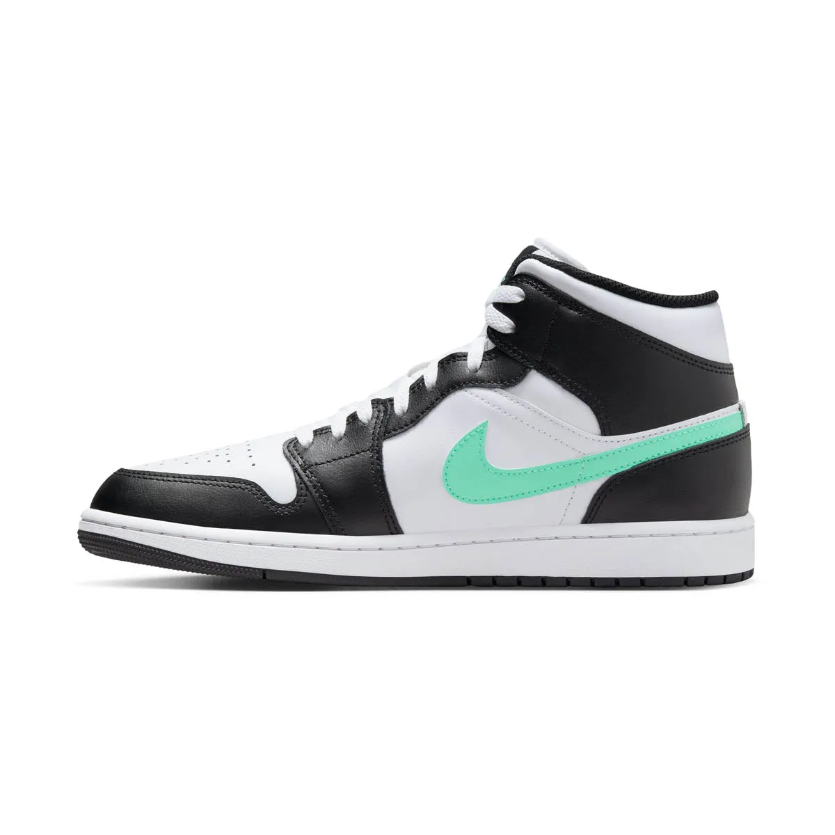 Air Jordan 1 Mid 'Green Glow' Men's Shoes