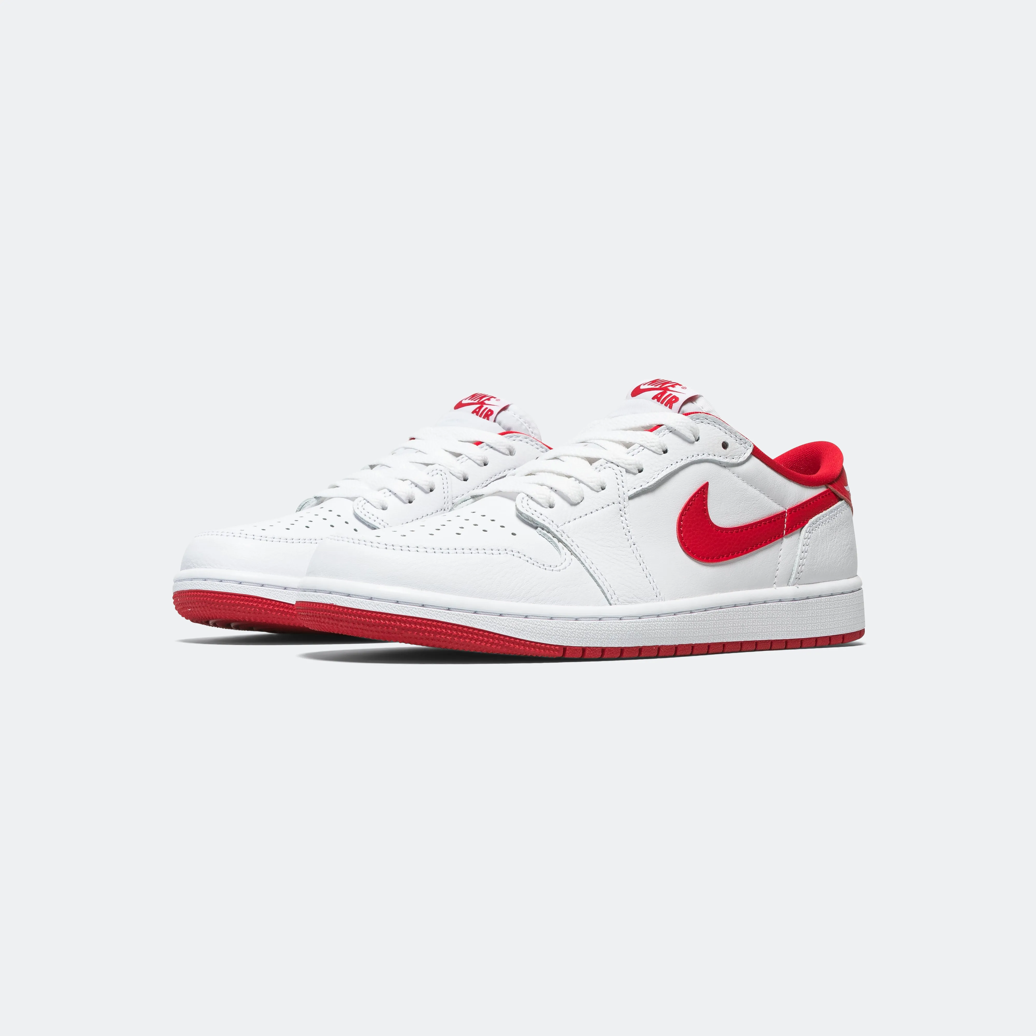 Air Jordan 1 Retro Low OG - White/University Red