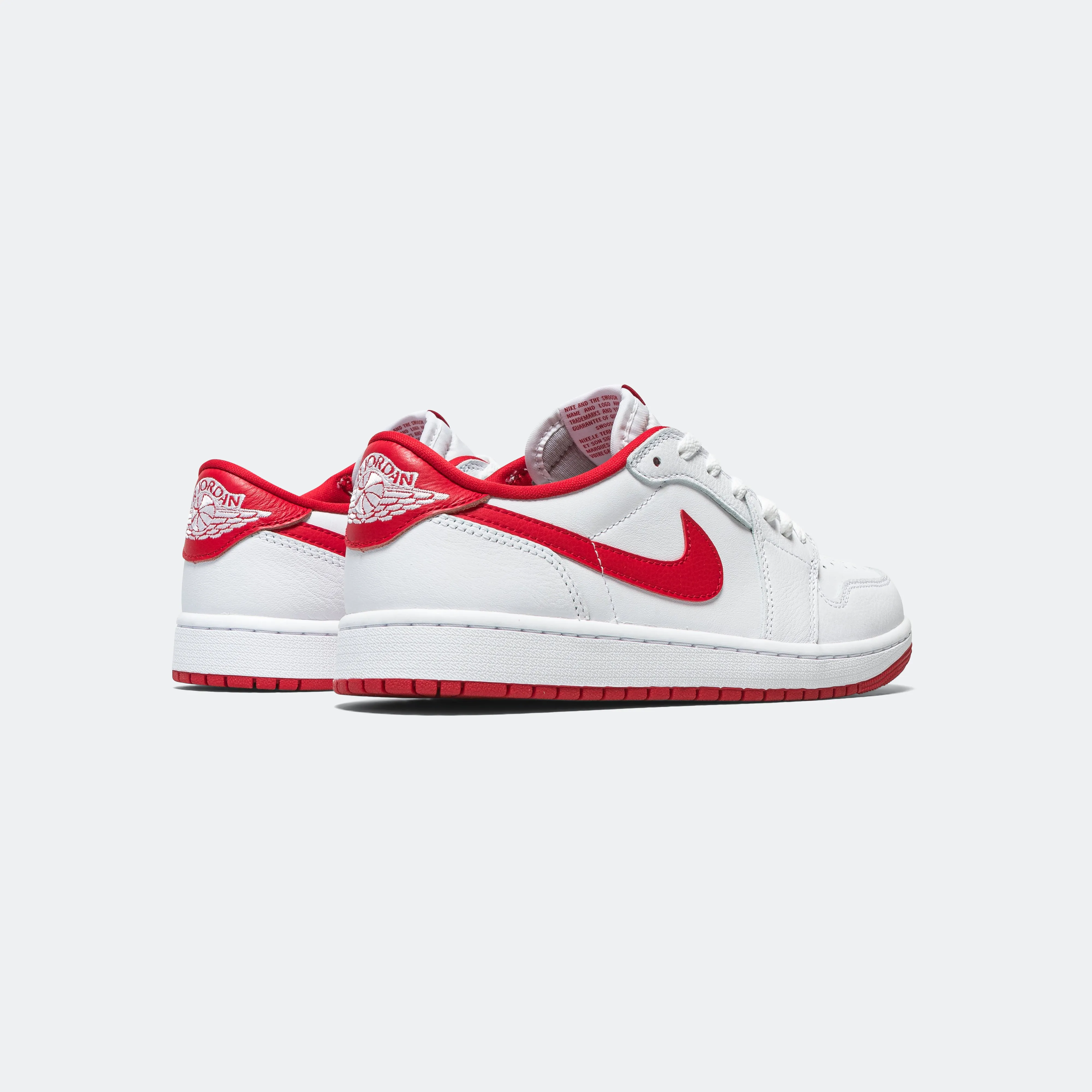 Air Jordan 1 Retro Low OG - White/University Red