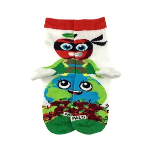 Apple Super Hero Socks from the Sock Panda (Ages 3-7)