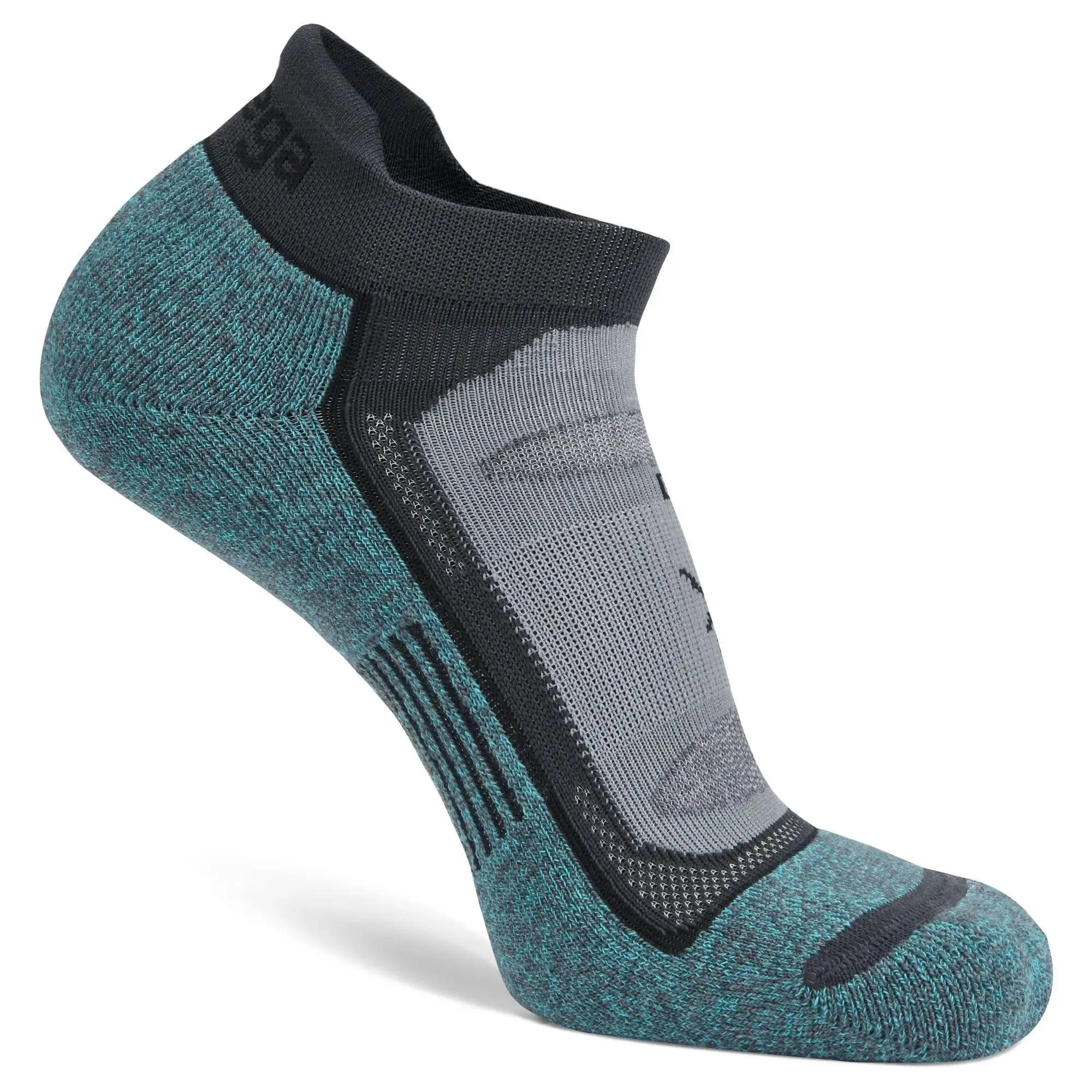 Balega Blister Resister No Show Socks - Grey/Blue