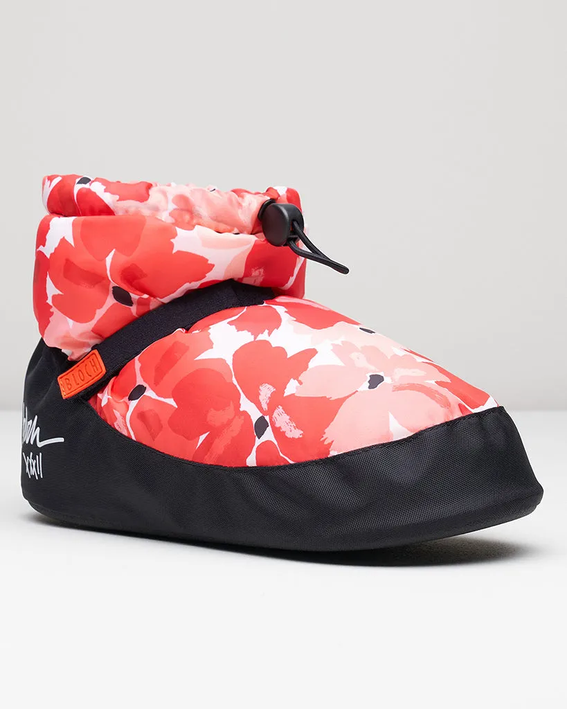 Bloch Ankle Warm Up Dance Booties - IM029P Womens/Mens - Hibiscus Print