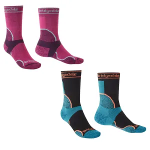 Bridgedale Womens Trail Run Midweight T2 Merino Sport Crew Socks