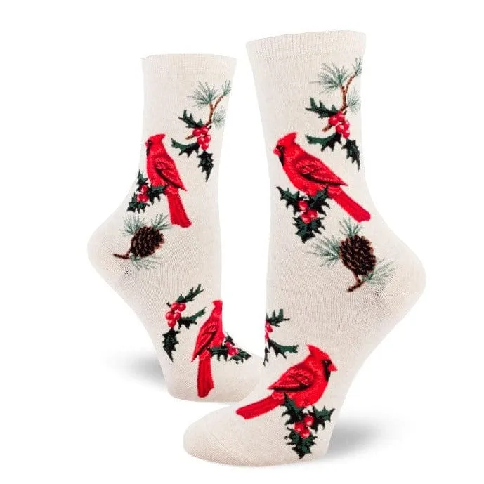 Cardinal Women's Crew Socks