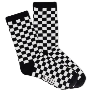 Checkers Women's Crew Sock