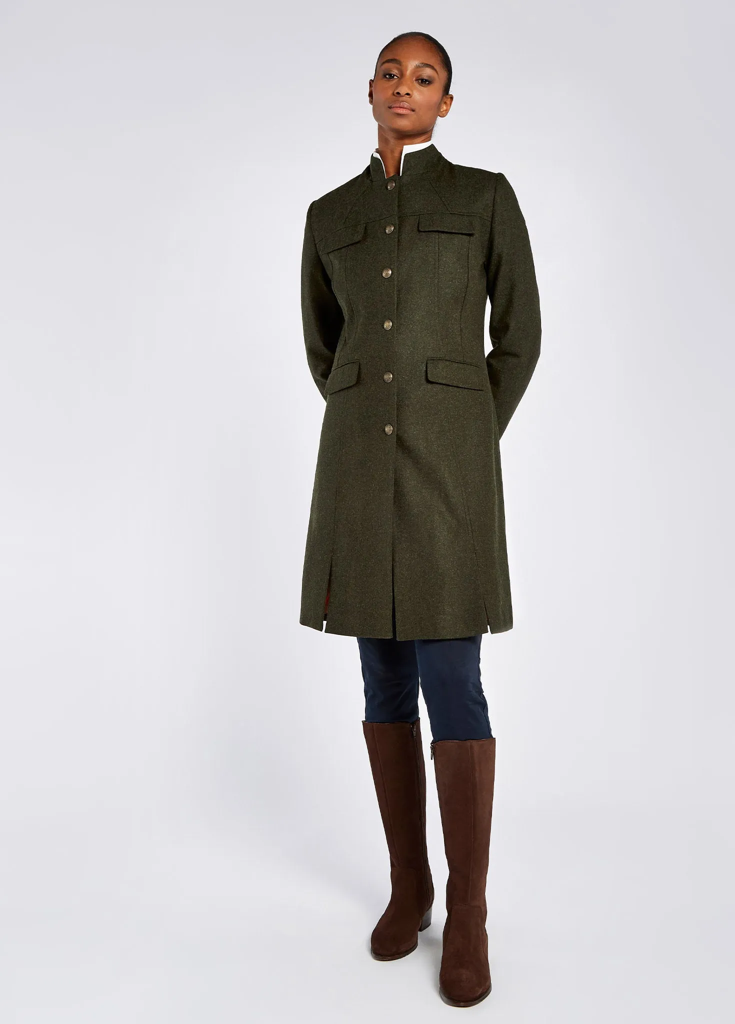 Coolepark Tweed Coat - Loden