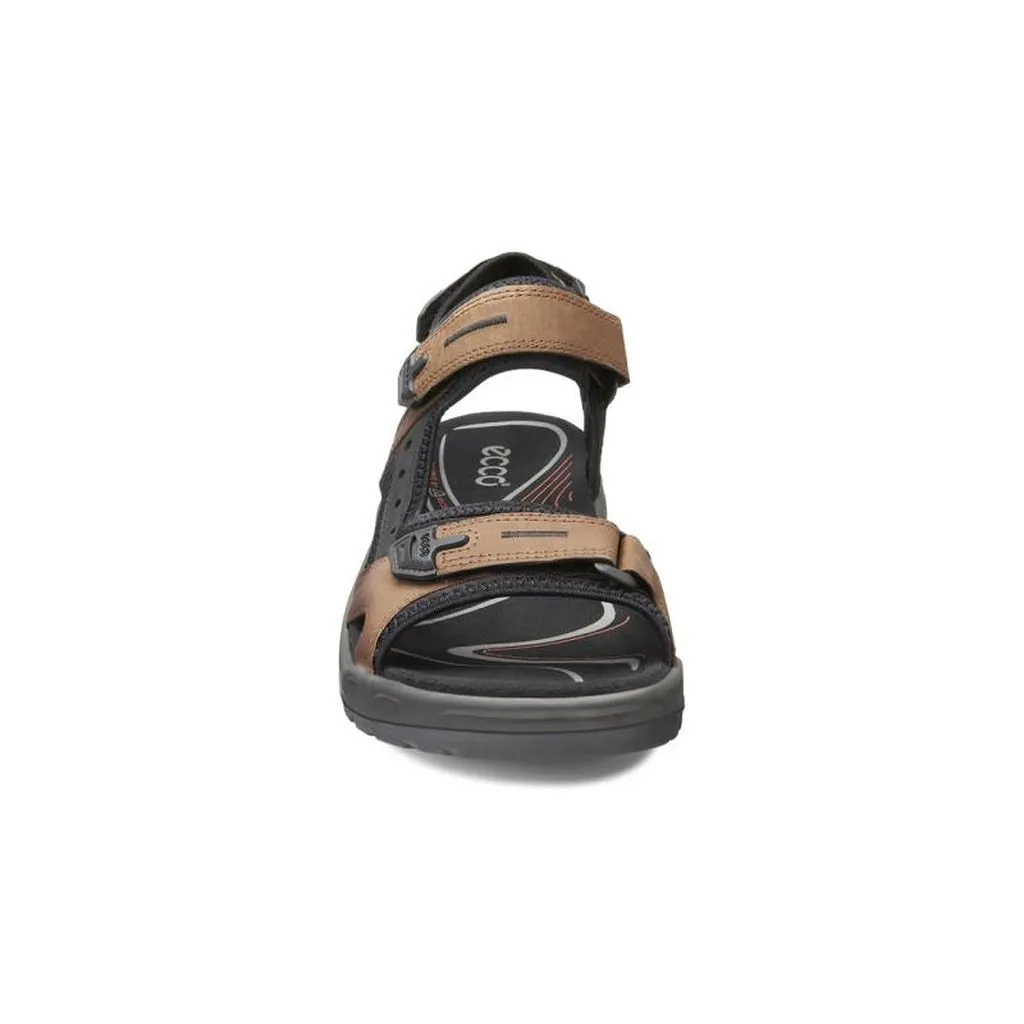 Ecco men's 069564-52340 Yucatan sandal bison/black/black SIZE 47