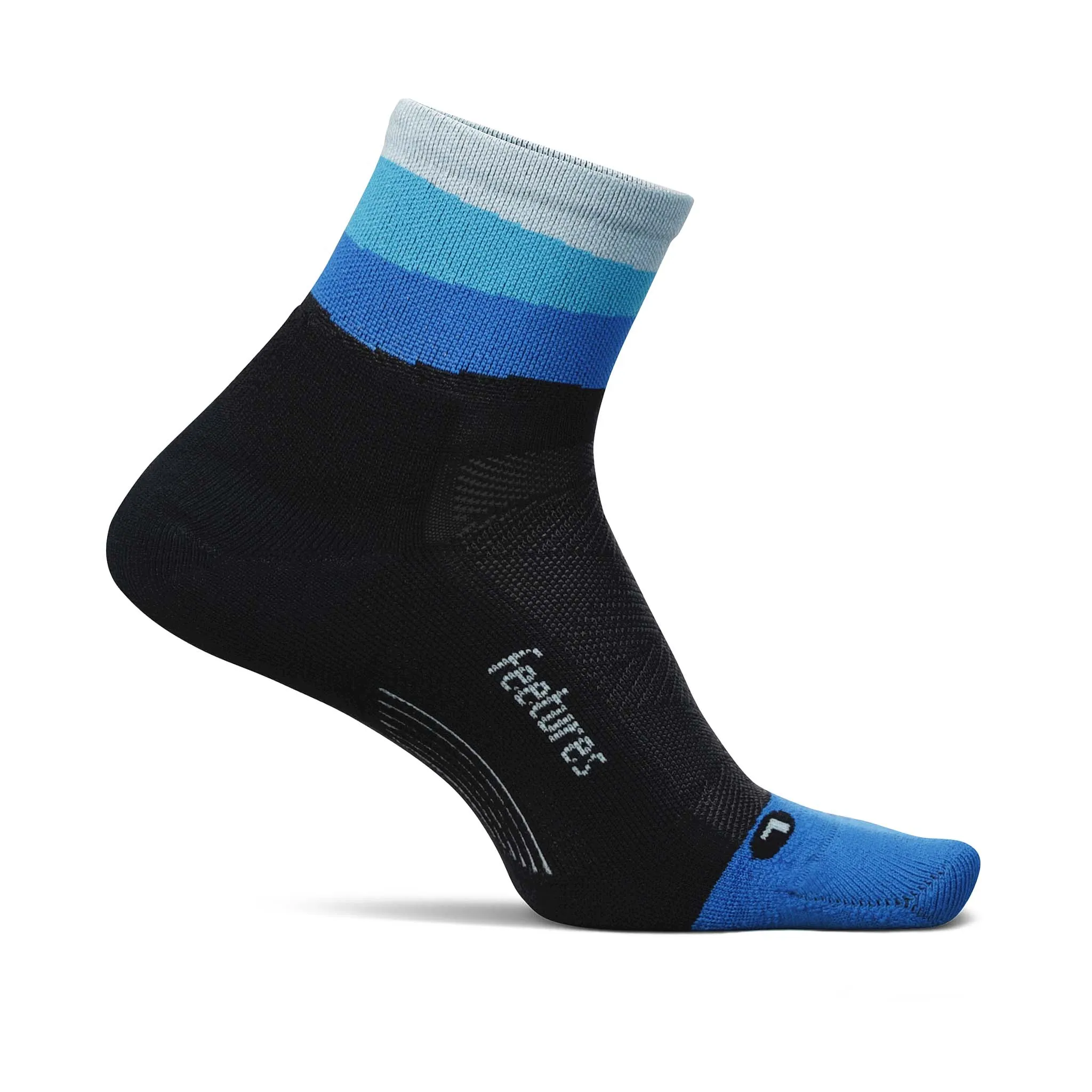 Feetures | Unisex Elite Light Cushion Quarter - Oceanic Ascent