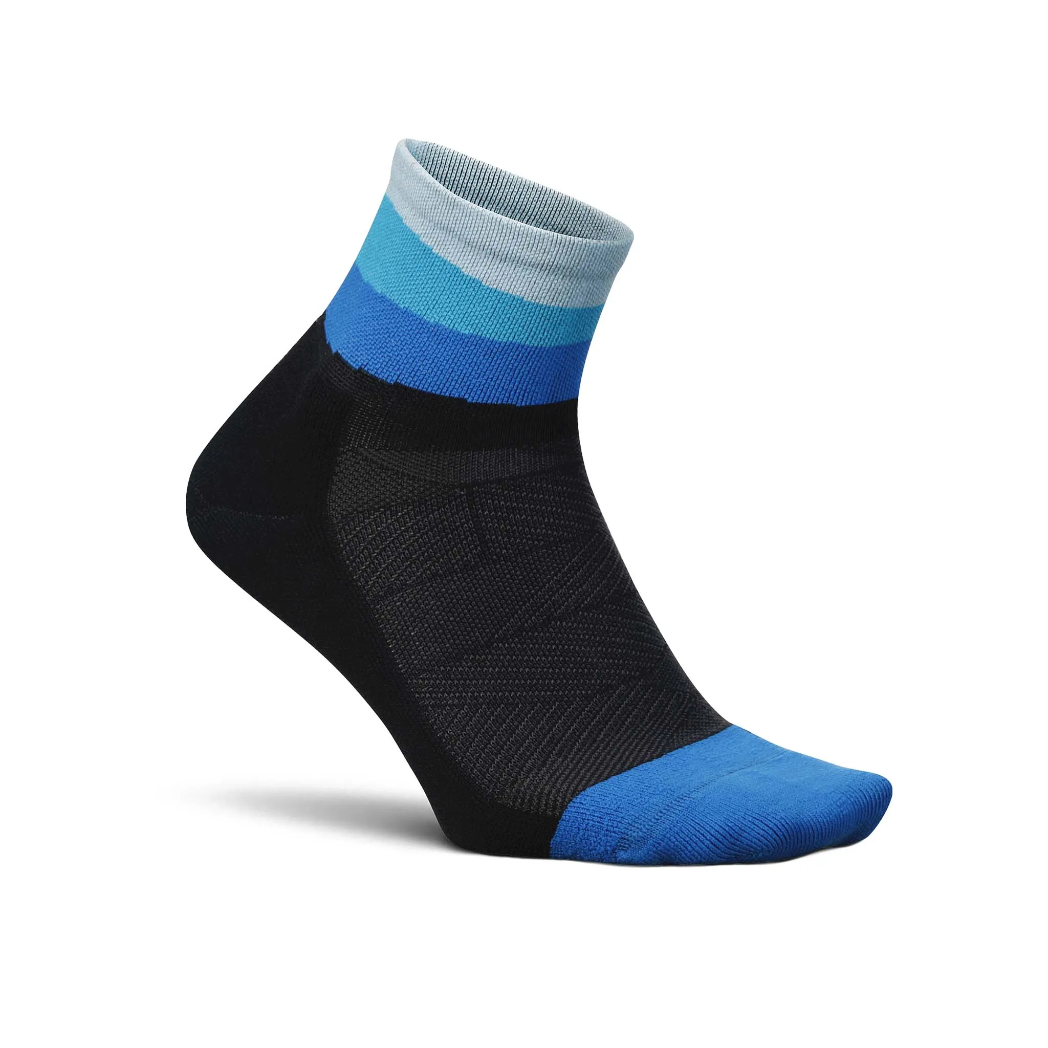 Feetures | Unisex Elite Light Cushion Quarter - Oceanic Ascent