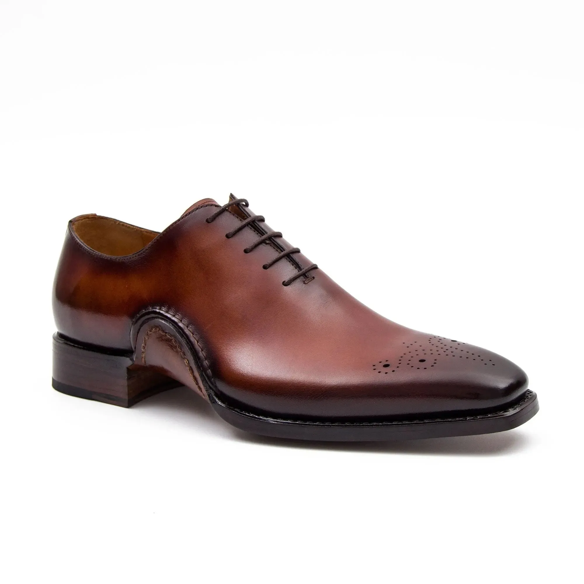 Goodyear Handmade Patina Oxford Shoes