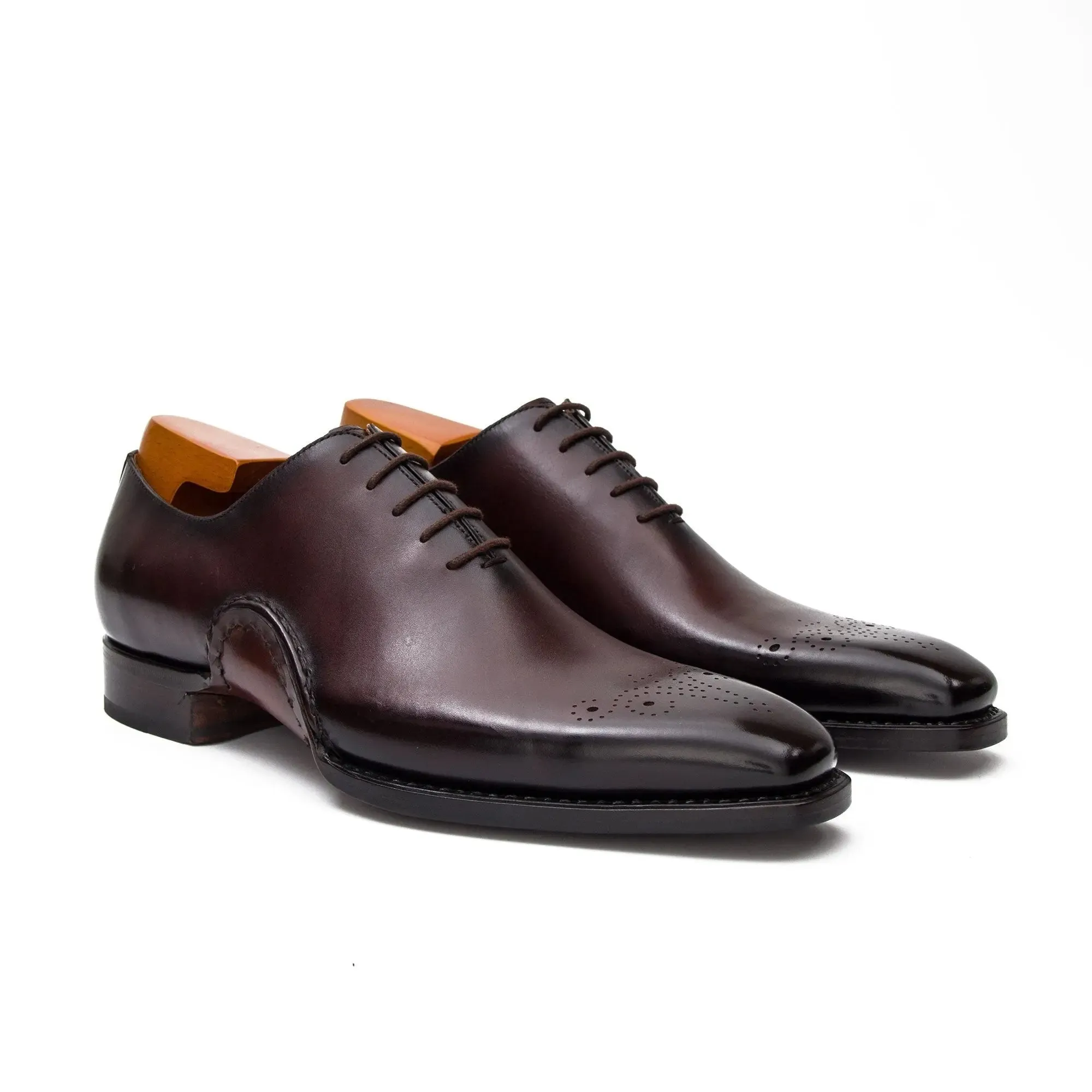 Goodyear Handmade Patina Oxford Shoes