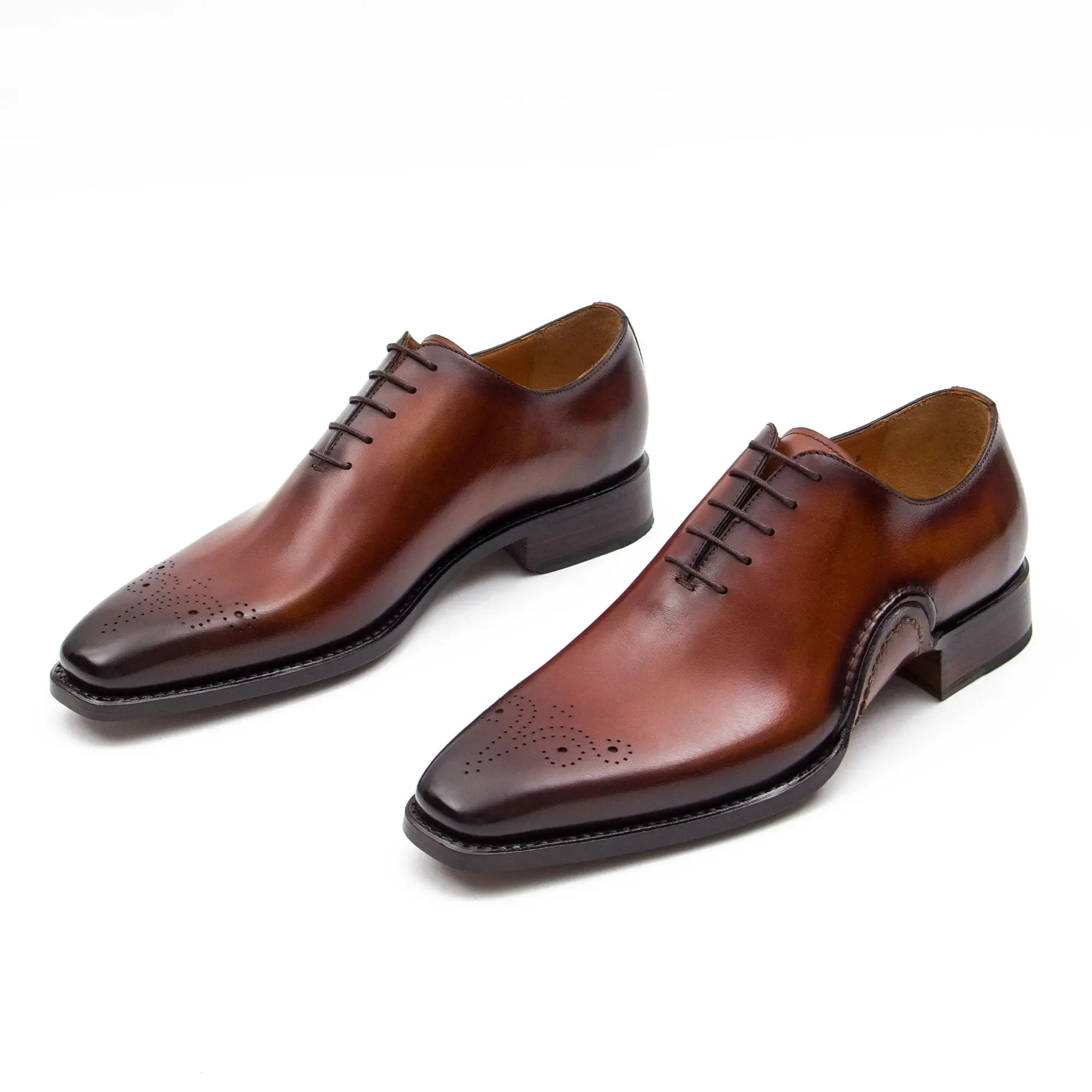 Goodyear Handmade Patina Oxford Shoes