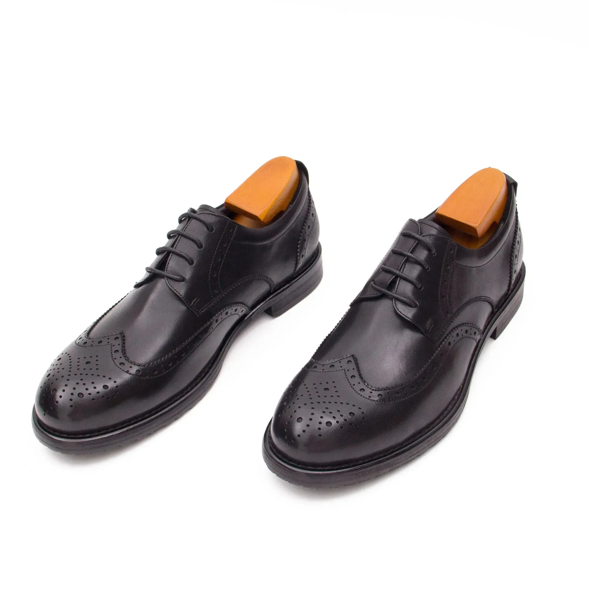 Hand Washed Leather Brogues Derby Shoes 9165-1