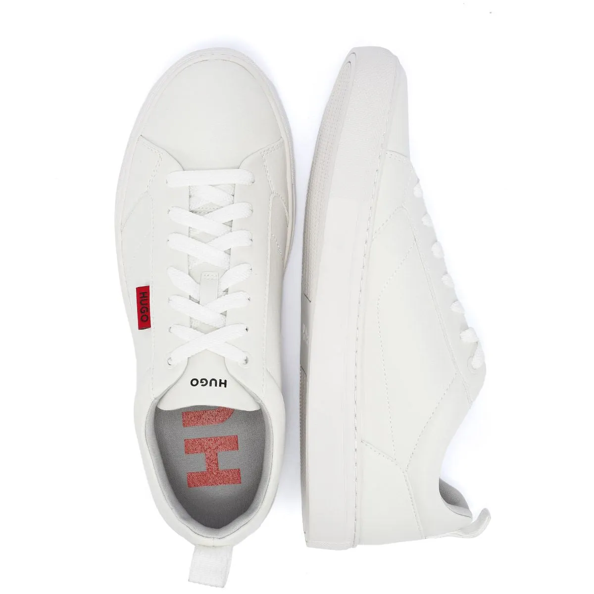 Hugo Morrie Tennis Men's White Trainers