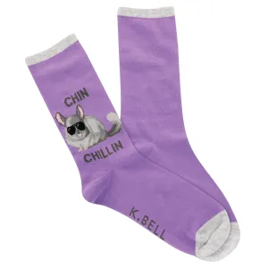 K Bell Adult Chin Chillin Socks