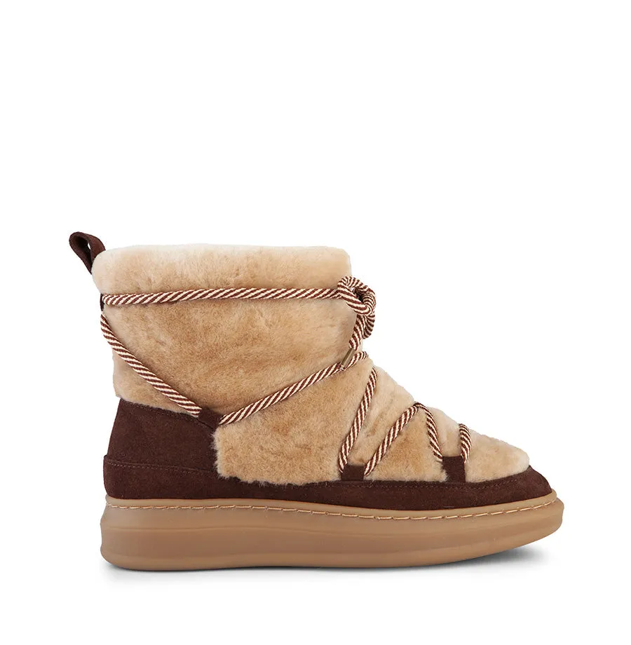 Lacey Beige Snow Boots