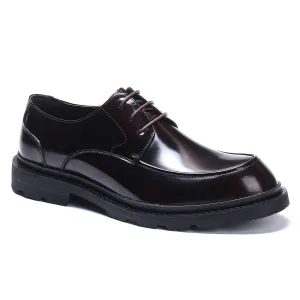 Mens leather derby shoes