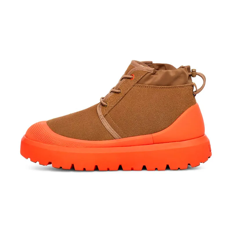 Mens Neumel Weather-Resistant Hybrid Boot in Chestnut Orange