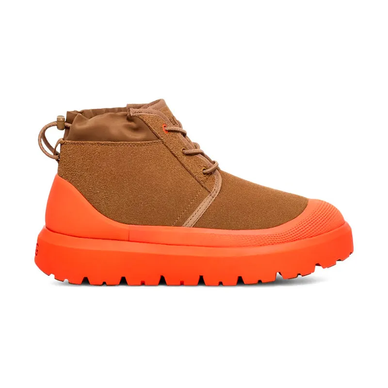 Mens Neumel Weather-Resistant Hybrid Boot in Chestnut Orange