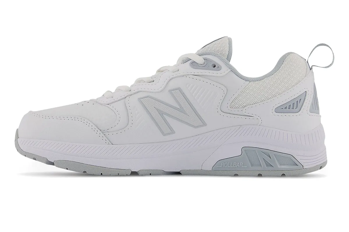 New Balance 857v3 2E White/Blue Womens