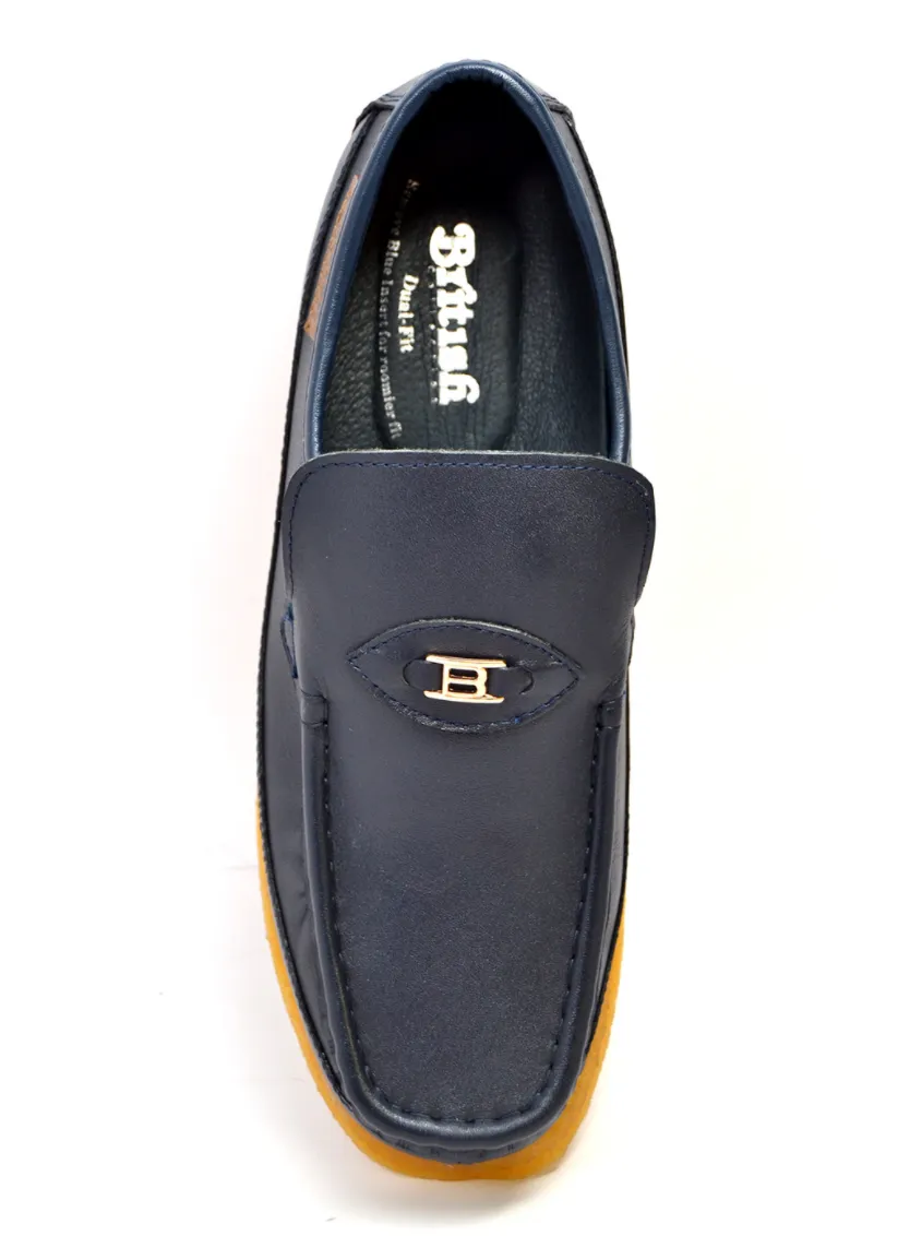 Power 1 Hand Crafted Leather Shoes with Leather Inner Lining - Power 1 by British Collection