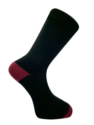 Premium PUNCHY Black Socks - Made with Certified Organic GOTS Cotton