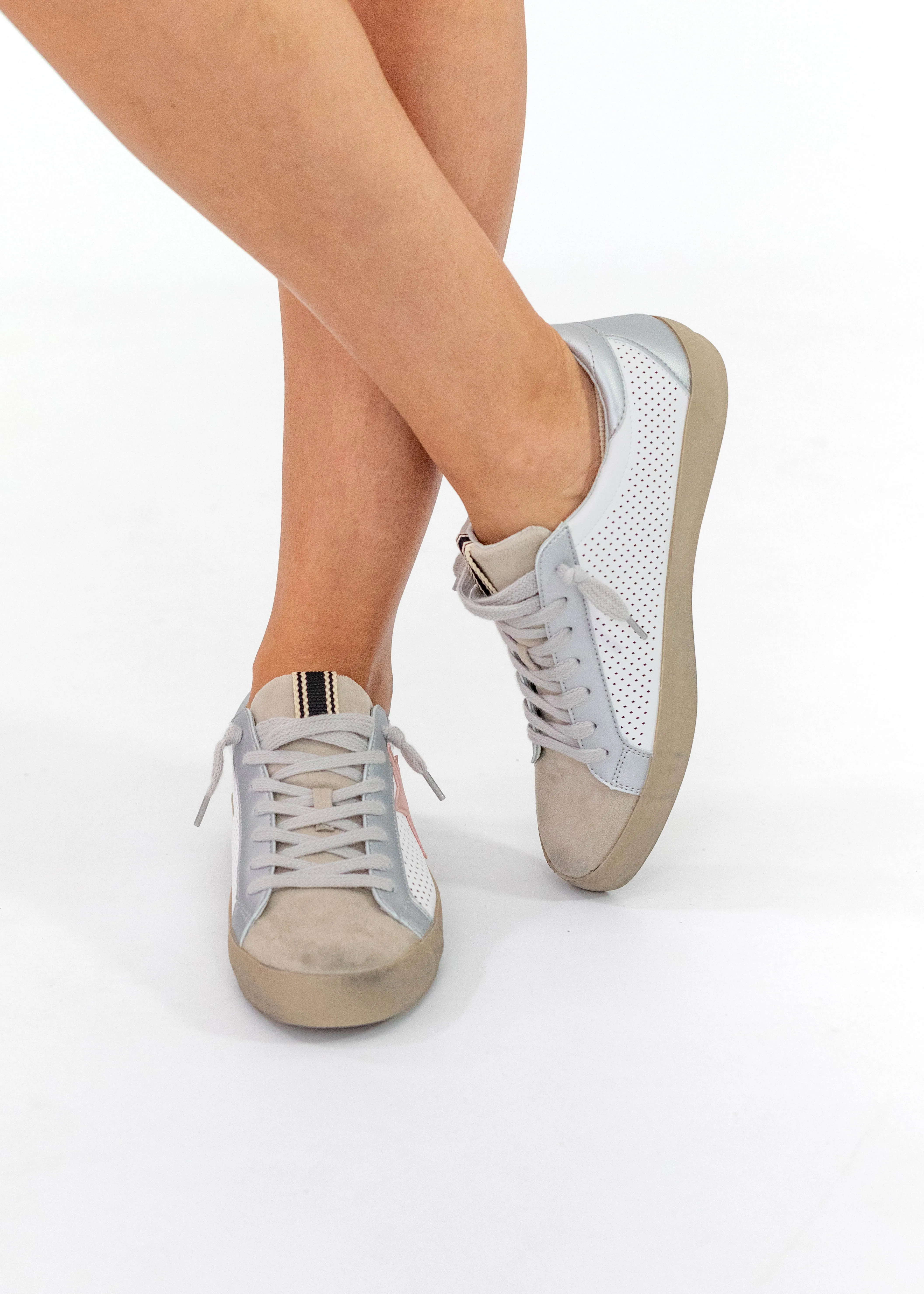 Shu Shop Paula Sneaker - White Perf FINAL SALE