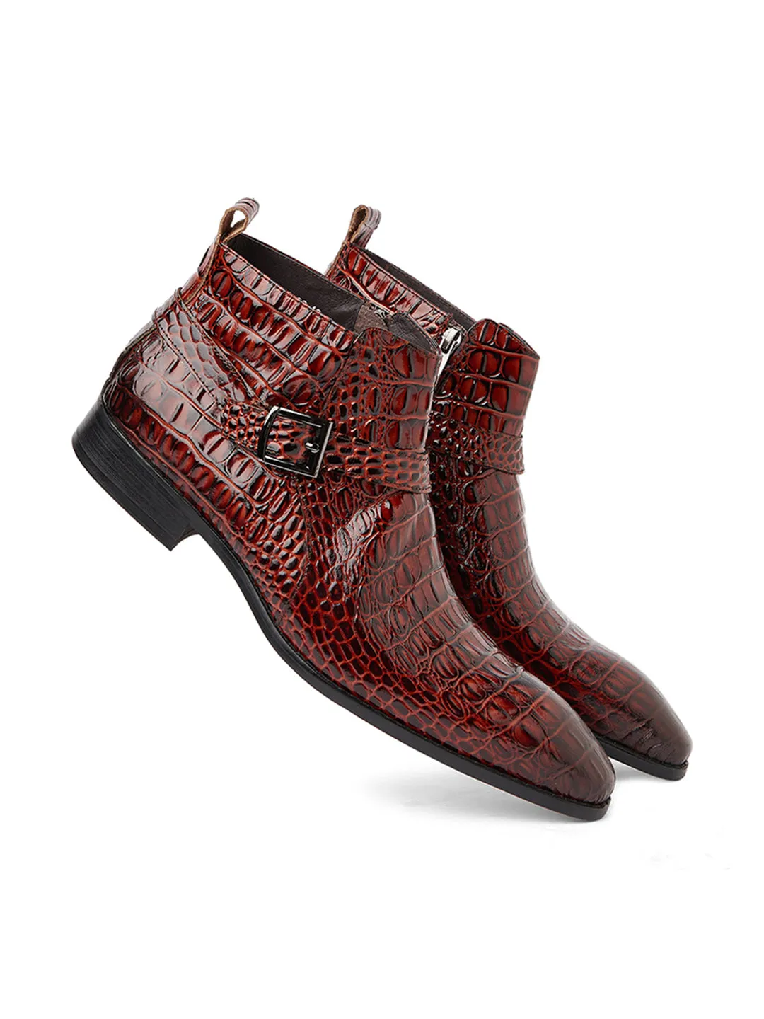 The Alligator Boot - Brown