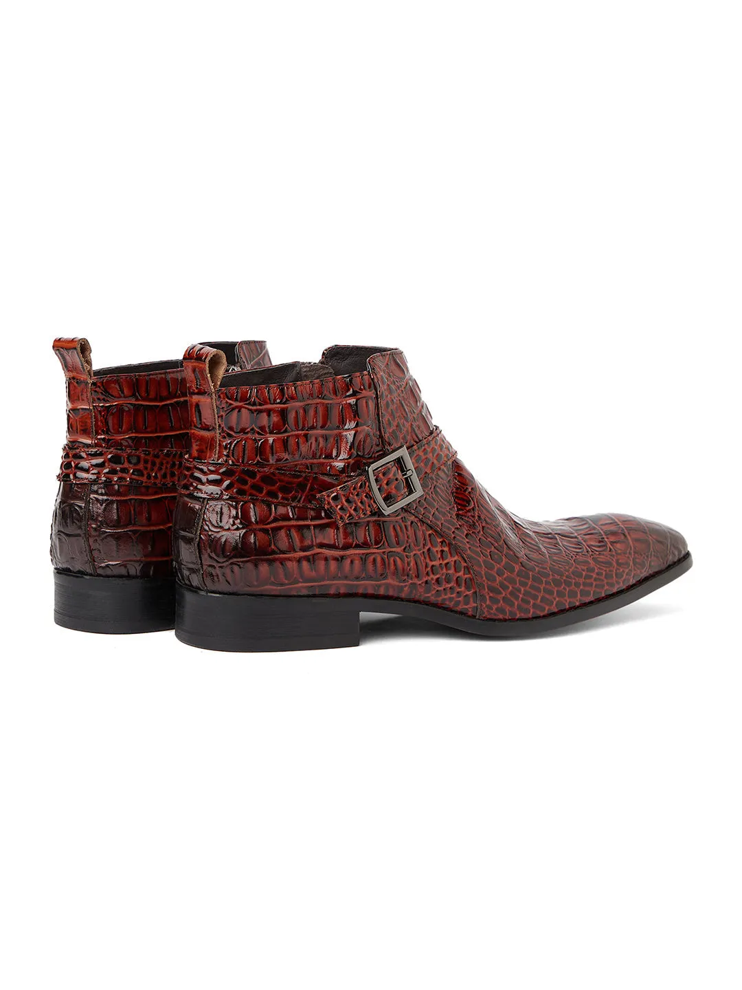 The Alligator Boot - Brown