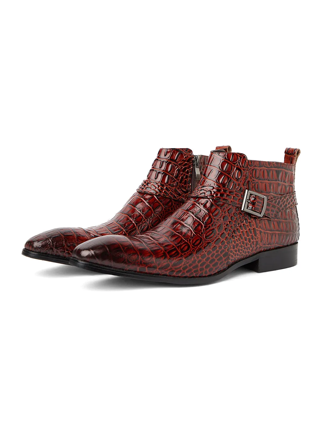 The Alligator Boot - Brown