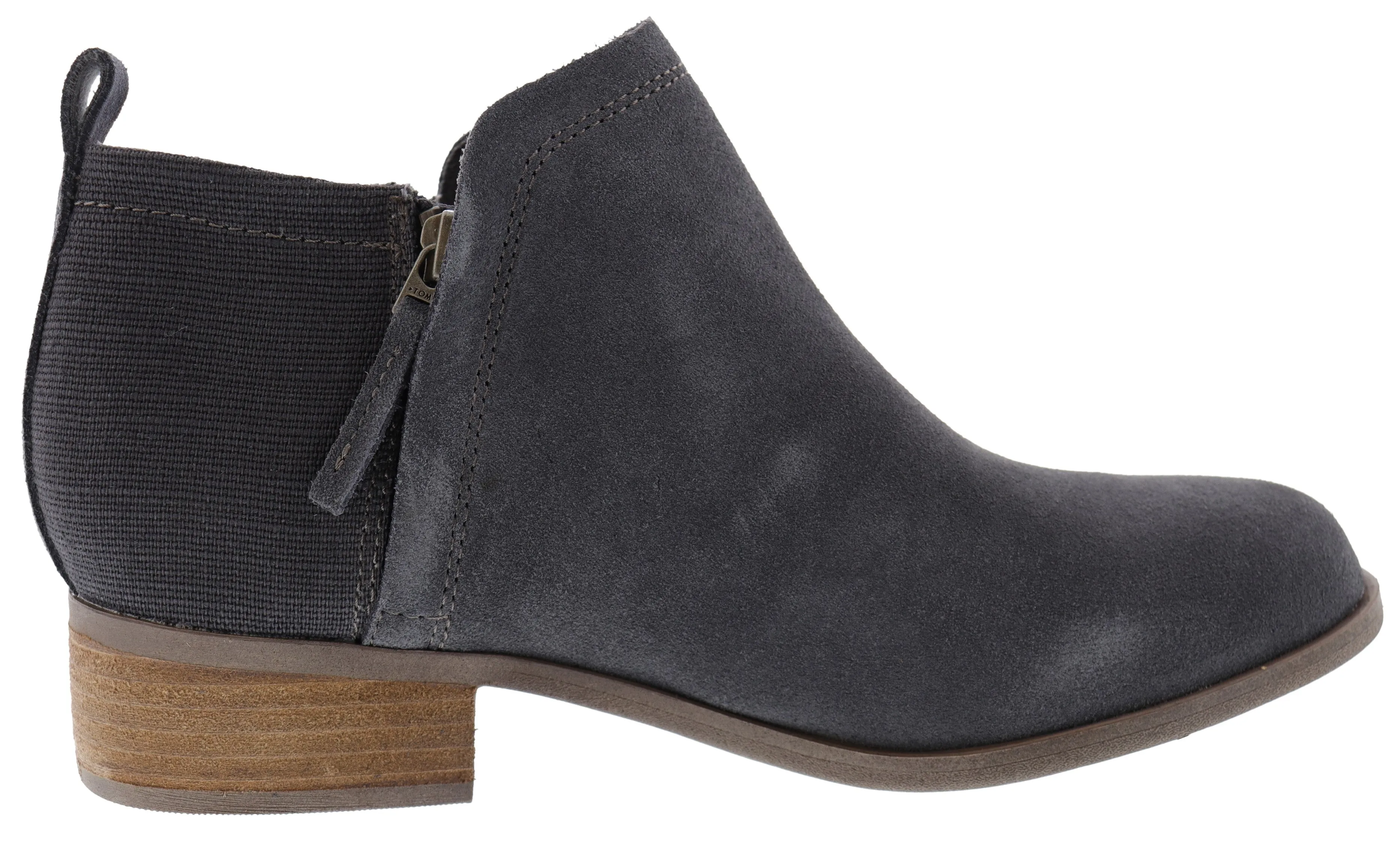 Toms Women Side Zipper Ankle Booties Deia