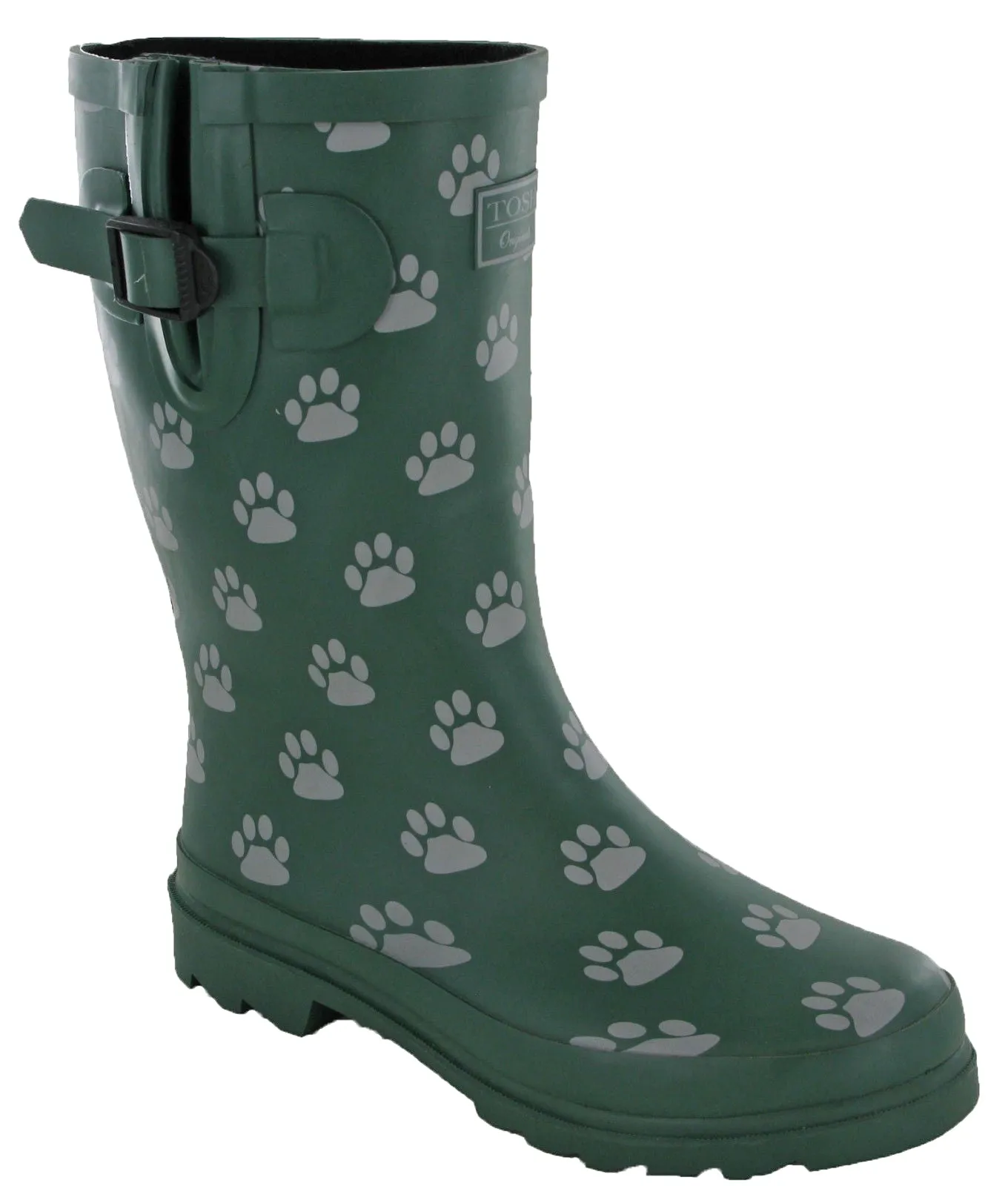 TOSH Dog Paw Short Wellington Boots