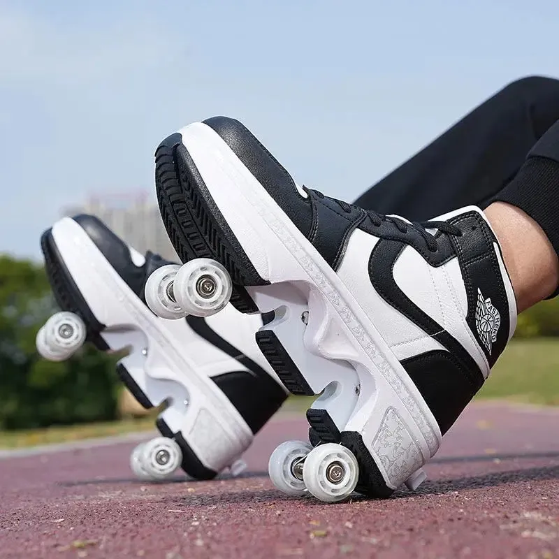 Transforming Roller Skate Shoes