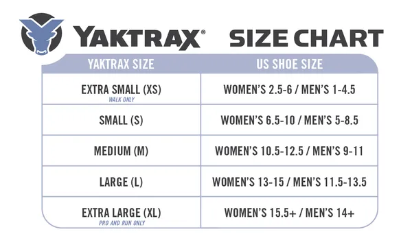 Yaktrax Chains