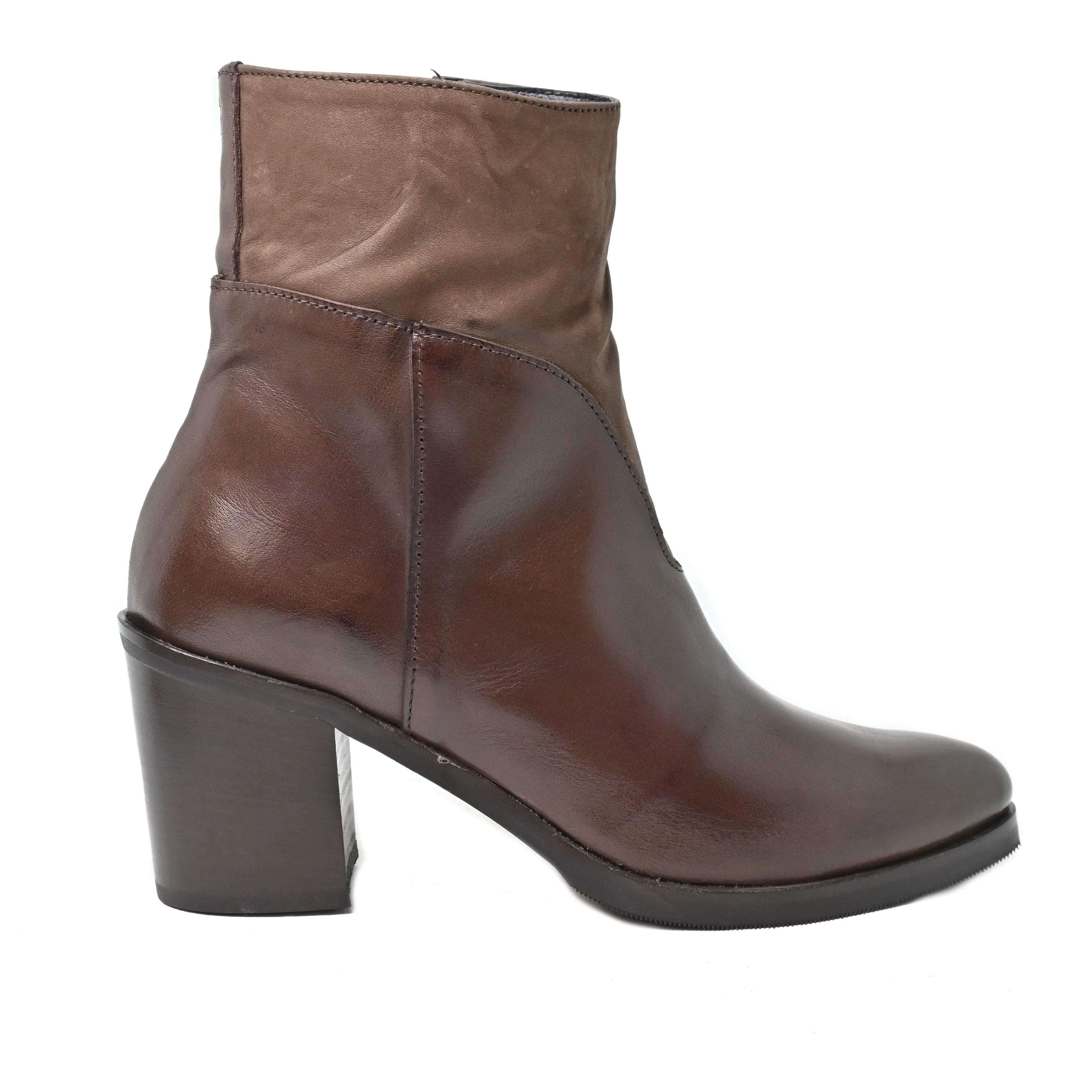 YARA 02 - ankle boot leather MOKA